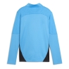 OM Sweat 1/4 Zip Training Bleu Junior Puma 2024/2025