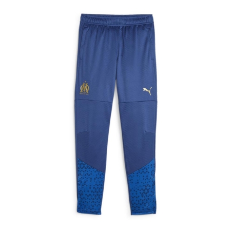 OM Pantalon Training Bleu Junior Puma 2023/2024