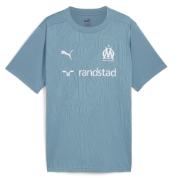 OM Maillot Training Bleu/Beige Junior Puma 24/25