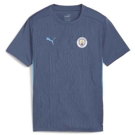 Manchester City Maillot d'entraînement Bleu Garçon Puma 2024/25