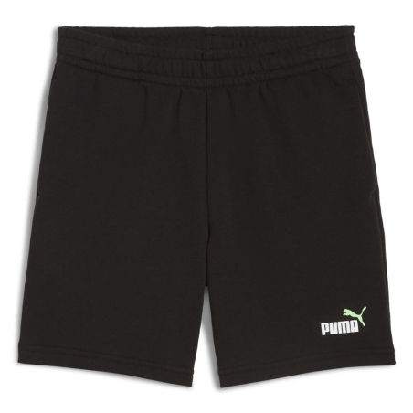 Short Noir Garçon Puma Ess2 Color No.1 Logo
