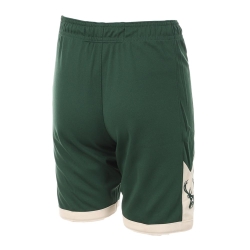 Short de Basketball Vert/Beige Garçon NBA MILWAUKEE BUCKS