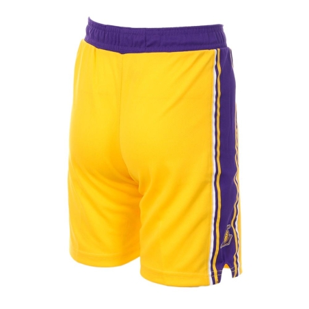 Short de Basketball Violet/Jaune Garçon NBA Los Angeles Laskers