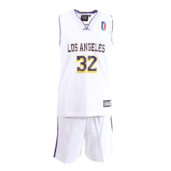 Los Angeles Ensemble de basket Noir/Orange Enfant Sport Zone