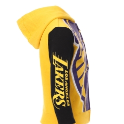 Sweat Zippé Jaune/Violet Garçon NBA Los Angeles Lakers