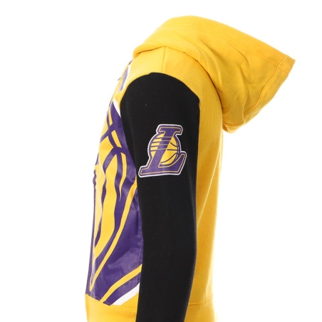 Sweat Zippé Jaune/Violet Garçon NBA Los Angeles Lakers