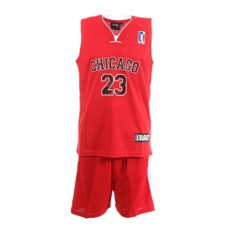 Chicago Ensemble de basket Rouge/Noir Enfant Sport Zone