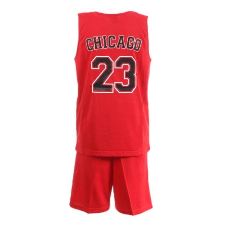 Chicago Ensemble de basket Rouge/Noir Enfant Sport Zone