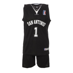 San Antonio Ensemble de basket Noir Enfant Sport Zone