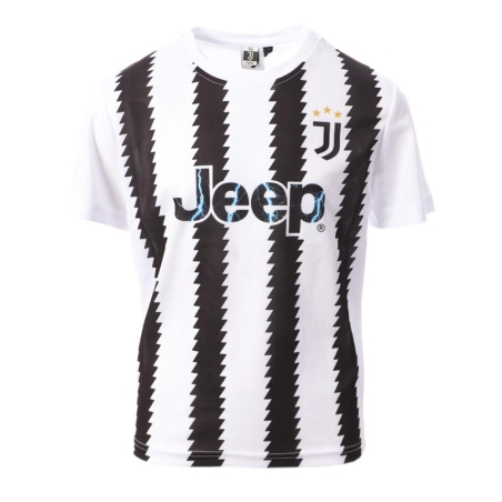 Juventus Maillot de foot Garçon Noir/Blanc Replica