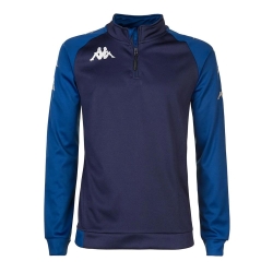 Sweat D'entrainement 1/2 zip Marine Homme Kappa Trieste