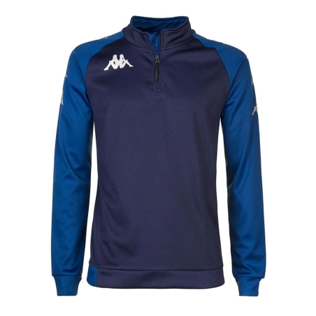 Sweat D'entrainement 1/2 zip Marine Homme Kappa Trieste