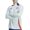 Espagne Sweat 1/2 zip Bleu Pâle Homme Adidas 2024