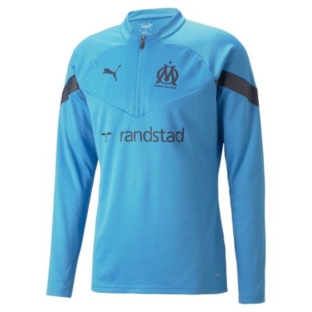 OM Sweat 1/4 zip Training Bleu Homme Puma 22/23