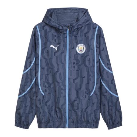 Manchester City Veste Prematch Bleu Homme Puma 2024/2025