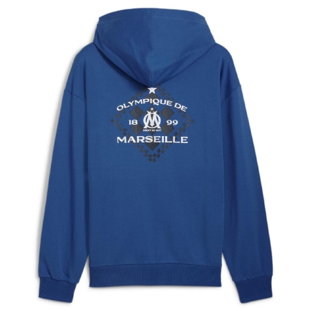 OM Sweat Bleu Foncé Homme Puma Om Culture+