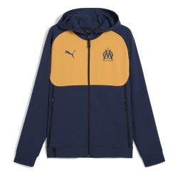 OM Veste Marine/Orange Homme Puma 2024/2025