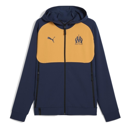 OM Veste Marine/Orange Homme Puma 2024/2025