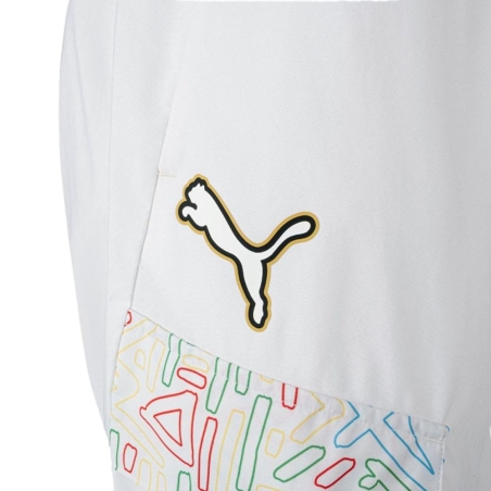 OM Jogging Blanc Homme Puma OM x Africa Woven