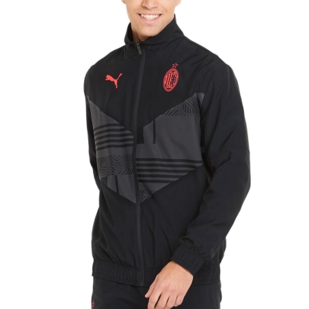 AC Milan Veste de survêtement Noir Homme Puma 765055