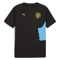 Manchester City T-shirt Noir Homme Puma Pocket