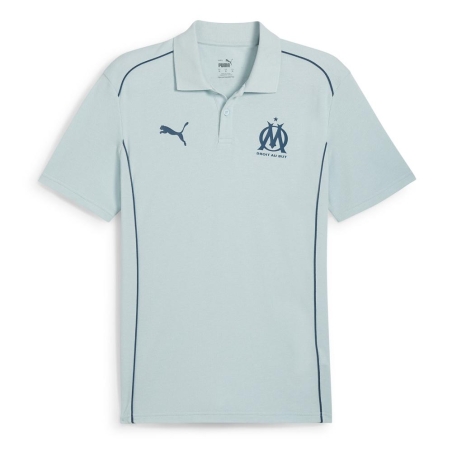 OM Polo Bleu Homme Puma