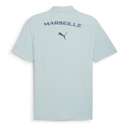 OM Polo Bleu Homme Puma