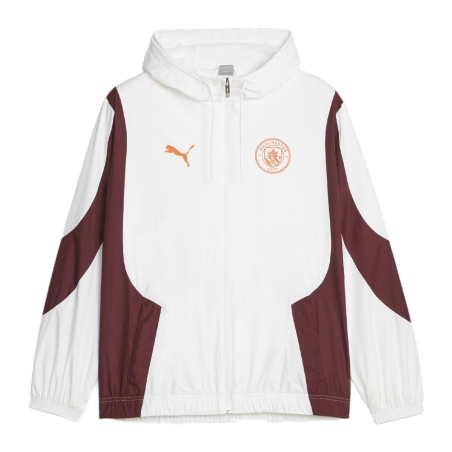 Manchester City Veste de foot Blanche Homme Puma 2023/24