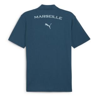 OM Polo Bleu Foncé Homme Puma