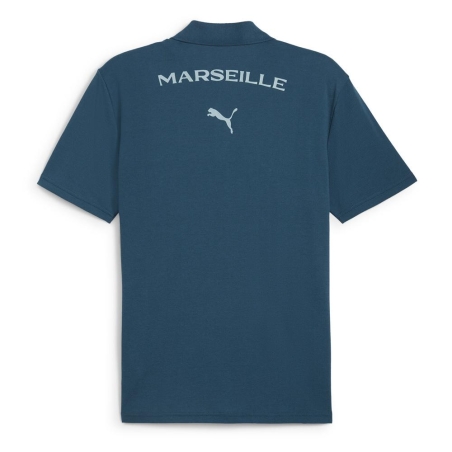 OM Polo Bleu Foncé Homme Puma
