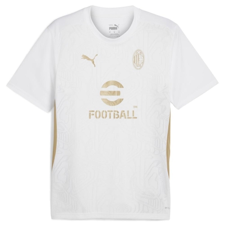 AC Milan Maillot Training Blanc/Doré Homme Puma 2024/2025