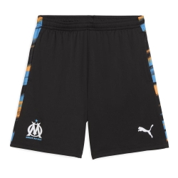 OM Short de Football Noir Homme Puma Faster