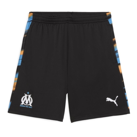 OM Short de Football Noir Homme Puma Faster