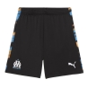 OM Short de Football Noir Homme Puma Faster