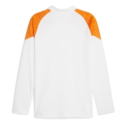 Manchester City Sweat 1/4 Blanc/Orange Homme Puma 2023/2024