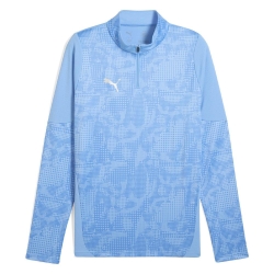 Sweat d'entraînement Bleu Homme Puma Teamcup Training 1/4