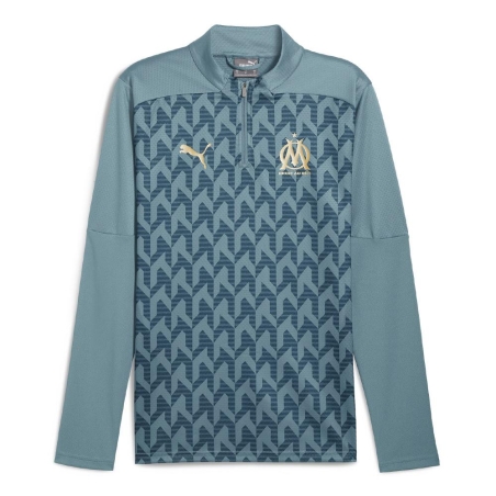 OM Sweat 1/4 zip Bleu Homme Puma 24/25