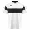 T-Shirt de Sport Blanc/Noir Homme Kappa Dareto