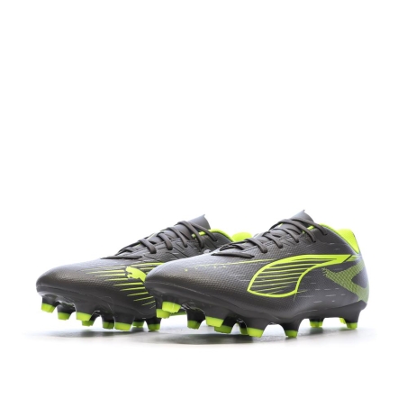 Chaussures de Foot Gris/Jaune Homme Puma Ultra 5 Play FG/AG