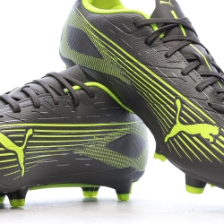 Chaussures de Foot Gris/Jaune Homme Puma Ultra 5 Play FG/AG