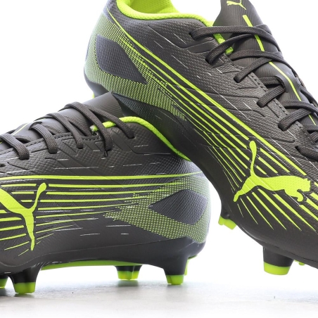 Chaussures de Foot Gris/Jaune Homme Puma Ultra 5 Play FG/AG
