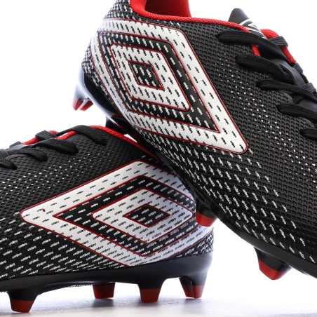 Chaussures de Foot Noires Homme Umbro Aurora Ii Lo FG