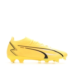 Chaussures de Foot Jaunes Homme Puma Ultra Match FG/AG