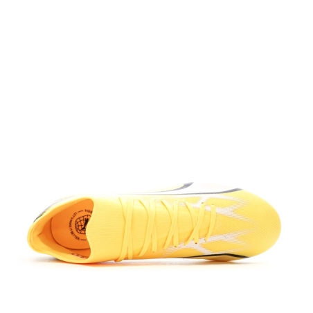 Chaussures de Foot Jaunes Homme Puma Ultra Match FG/AG