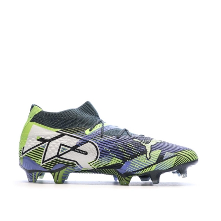 Chaussures de Foot Marines/Vertes Homme Puma Future 7 Ultimate FG/AG