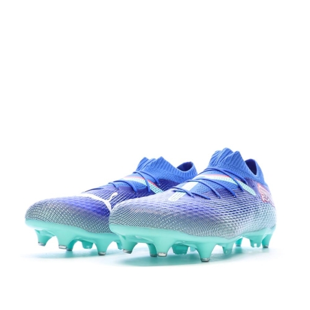 Chaussures de Foot Bleu Homme Puma Future 7 Pro MxSG