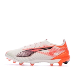 Chaussures de Football Blanc/Rouge Homme Puma Ultra 5 Ultimate Ag