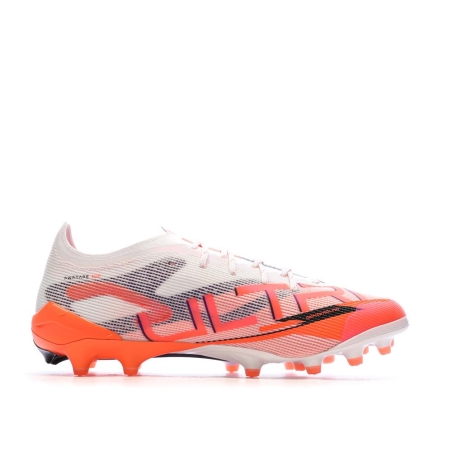 Chaussures de Football Blanc/Rouge Homme Puma Ultra 5 Ultimate Ag