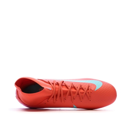Chaussures de Foot Rouges/Turquoise Homme Nike ZM Superfly 10 Acad FG/MG