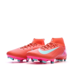 Chaussures de Foot Rouges/Turquoise Homme Nike ZM Superfly 10 Acad FG/MG